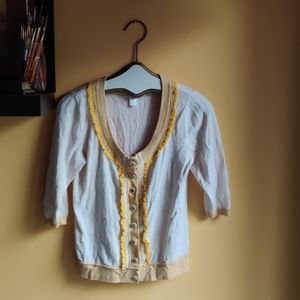 5/$25💖Nick & Mo Ruffle Cardigan